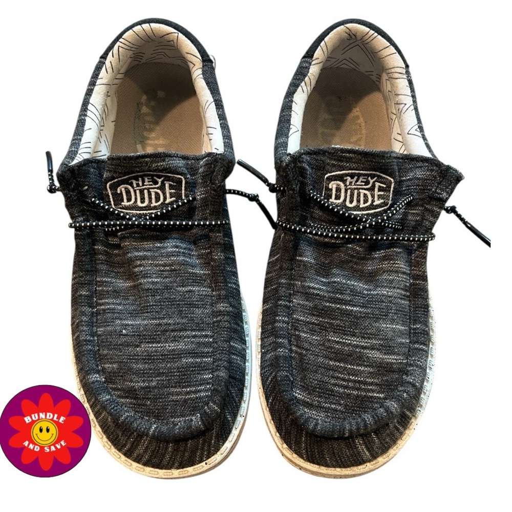 Hey Dude Kids Charcoal Wally